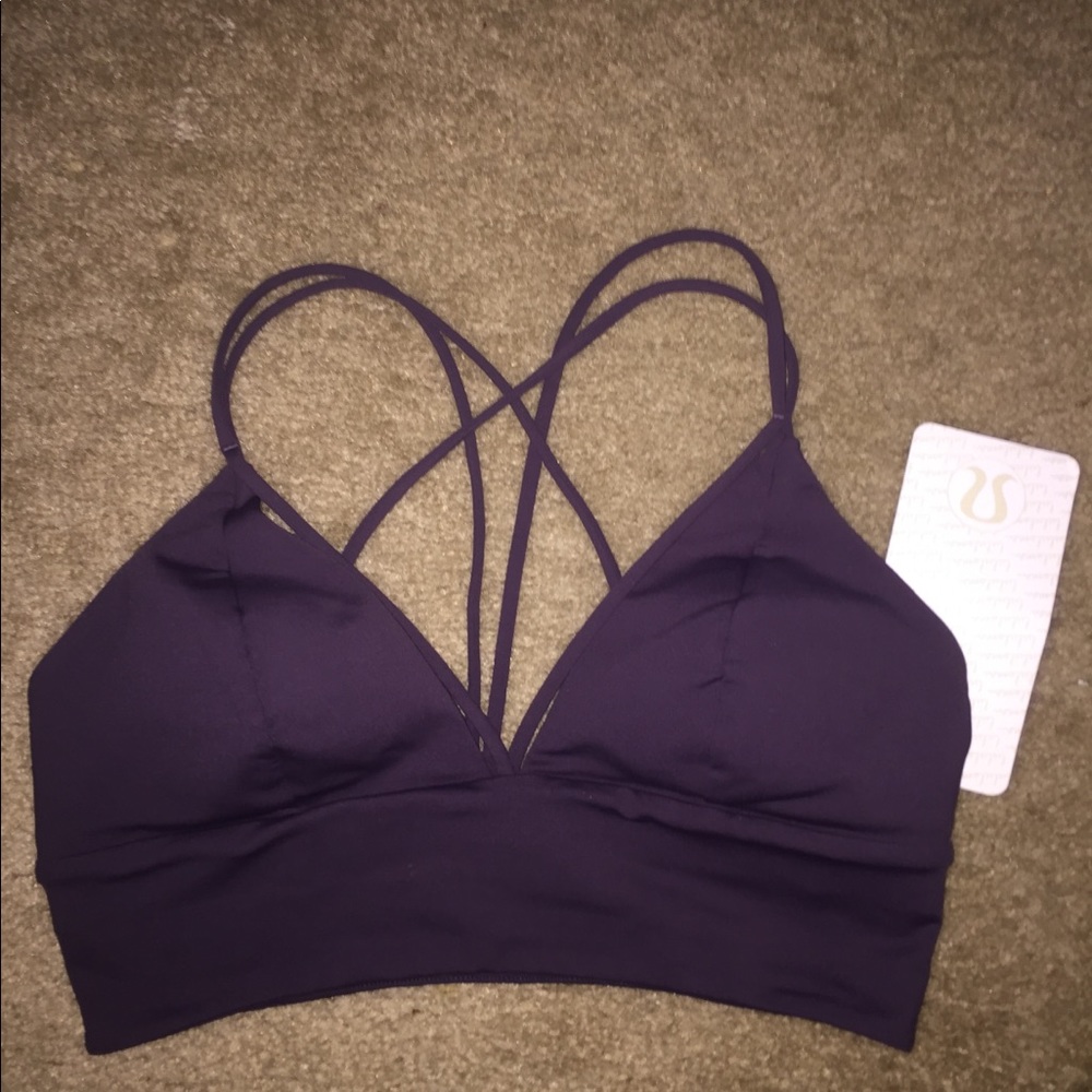 Lululemon sz 8 pushing limits bra